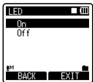 OLYMPUS DM-450 - Menu setting method - 6