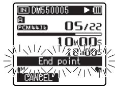 OLYMPUS DM-450 - Press the ERASE button again. - 2