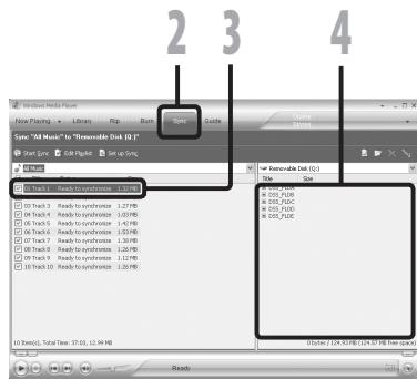 OLYMPUS DM-450 - Windows Media Player 10 - 1