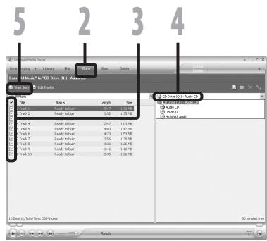 OLYMPUS DM-450 - Windows Media Player 10 - 1