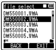 OLYMPUS DM-450 - Rearranging files [Replace] - 2