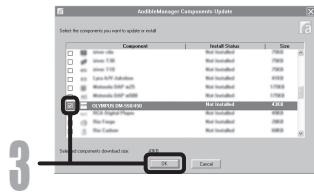 OLYMPUS DM-450 - Adding Device to AudibleManager - 3