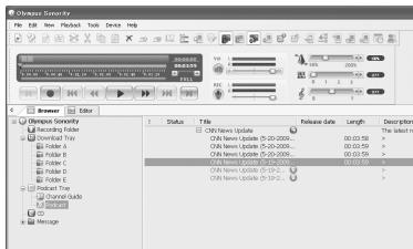 OLYMPUS DM-450 - Download will complete. - 1
