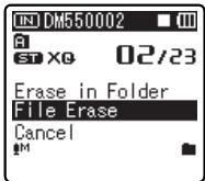 OLYMPUS DM-450 - Cancel the segment repeat playback function - 3