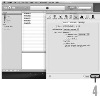 OLYMPUS DM-450 - Copying voice file to the CD - 2