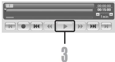 OLYMPUS DM-450 - Play the voice file. - 2