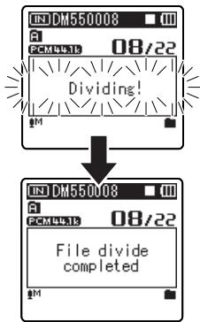 OLYMPUS DM-450 - Press the ^+ button to select [Start] and then press the OK button. - 1
