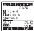 OLYMPUS DM-450 - List display - 2