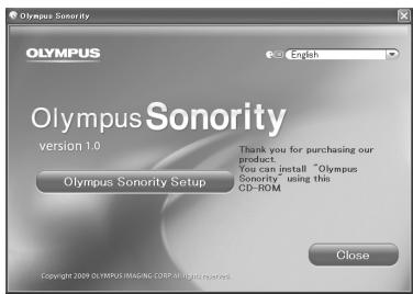 OLYMPUS DM-450 - Opening contents in the CD-ROM with [Explorer]. - 1