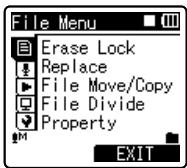 OLYMPUS DM-450 - Menu setting method - 2