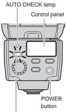 OLYMPUS FL-36 R - Turning on the electronic flash - 1