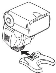 OLYMPUS FL-36 R - About the placement of the electronic flash - 1