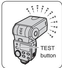 OLYMPUS FL-36 R - Test flash activation - 1