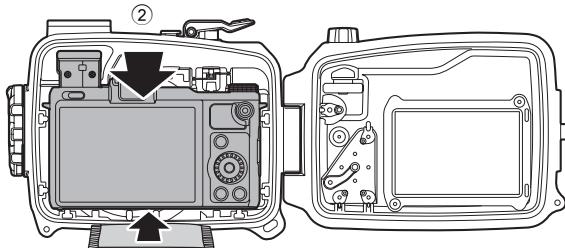 OLYMPUS PT-050 - Load the digital camera - 1