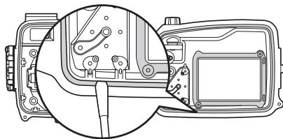 OLYMPUS PT-050 - Remove any sand, dirt, etc. - 2