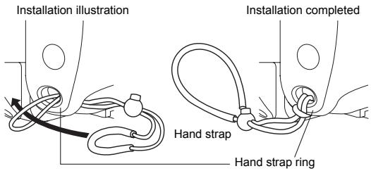 OLYMPUS PT-051 - Install the strap - 1
