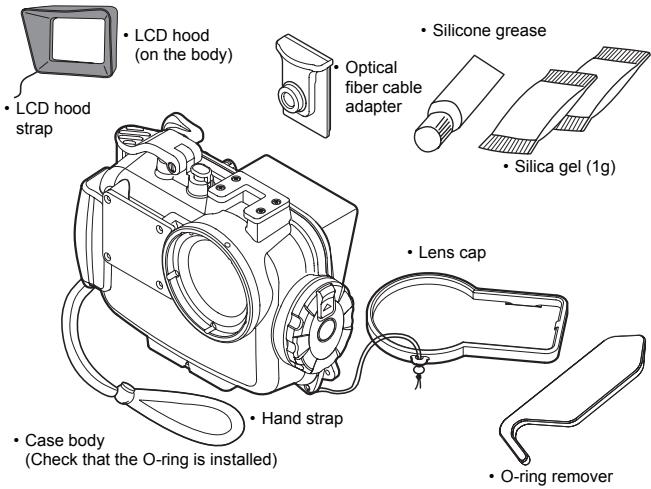 OLYMPUS PT-051 - Check the contents of the package. - 1