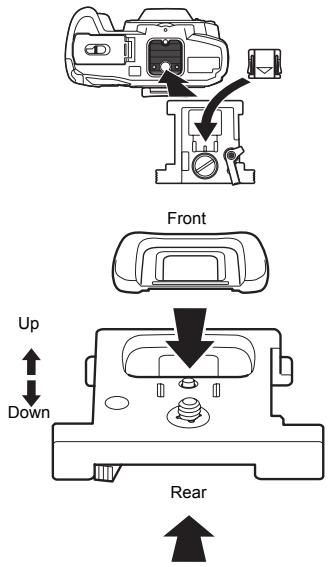 OLYMPUS PT-E05 - How to attach the camera table to the digital camera - 1