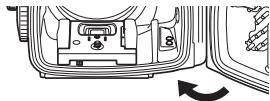 OLYMPUS PT-E05 - How to attach and detach the camera table - 5