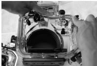 OLYMPUS PT-E05 - How to Apply Grease to the O-ring - 4