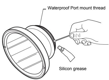 OLYMPUS PT-E05 - Install the Waterproof Port - 1