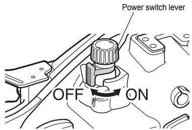 OLYMPUS PT-E05 - How to control the power switch lever - 1