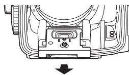 OLYMPUS PT-E05 - How to attach and detach the camera table - 2