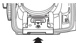 OLYMPUS PT-E06 - How to attach the camera table - 1