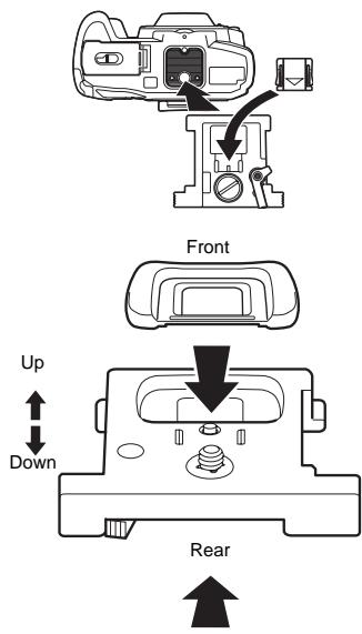 OLYMPUS PT-E06 - Attach the digital camera to the camera table - 1