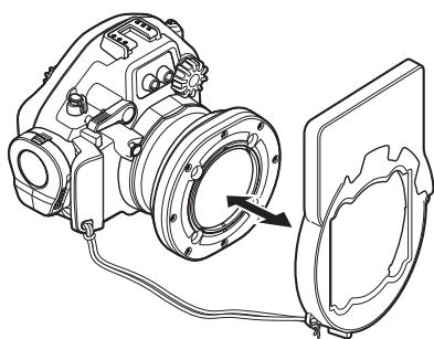 OLYMPUS PT-EP05L - Installing the diffuser - 3