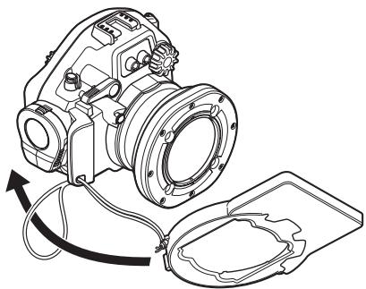 OLYMPUS PT-EP05L - Installing the diffuser - 2