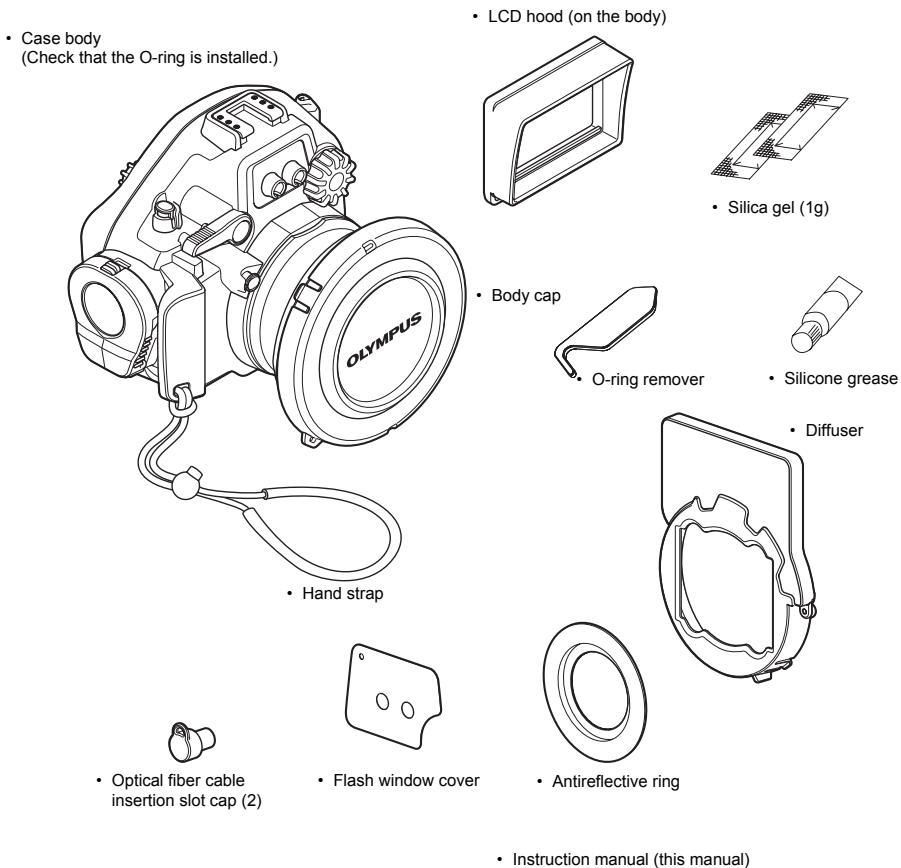 OLYMPUS PT-EP06L - Check the contents of the package - 1