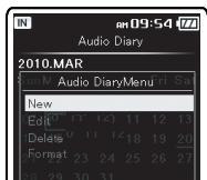 OLYMPUS DM-3, DM-5, DM-650, DM-670 - Add a schedule - 6