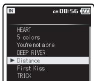 OLYMPUS DM-3,  DM-5,  DM-650,  DM-670 - When searching using the [Play Count] search - 2