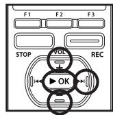 OLYMPUS DM-3,  DM-5,  DM-650,  DM-670 - When searching using the [Day] search - 3