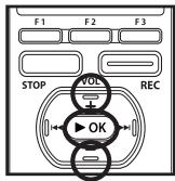 OLYMPUS DM-3,  DM-5,  DM-650,  DM-670 - [Alarm] setting: - 1