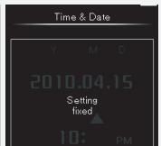 OLYMPUS DM-3, DM-5, DM-650, DM-670 - After the date and time have been set, press the OK button. - 2