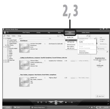 OLYMPUS DM-3, DM-5, DM-650, DM-670 - Windows Media Player 11 - 1