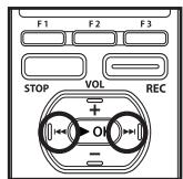 OLYMPUS DM-3,  DM-5,  DM-650,  DM-670 - [Start Time] and [Stop Time] setting: - 2