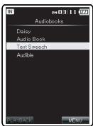 OLYMPUS DM-3, DM-5, DM-650, DM-670 - About the folder for electronic book contents and text files - 13