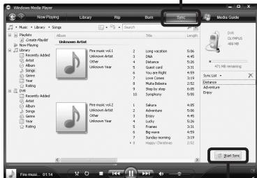 OLYMPUS DM-3, DM-5, DM-650, DM-670 - Windows Media Player 11 - 5