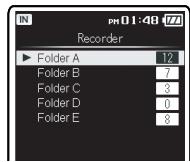 OLYMPUS DM-3,  DM-5,  DM-650,  DM-670 - When searching using the [Browse] search - 2