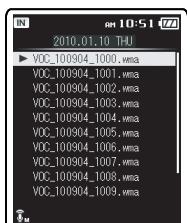 OLYMPUS DM-3,  DM-5,  DM-650,  DM-670 - When searching using the [Day] search - 4