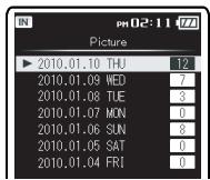 OLYMPUS DM-3, DM-5, DM-650, DM-670 - Viewing images - 10