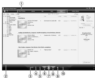 OLYMPUS DM-3, DM-5, DM-650, DM-670 - Window names - 2