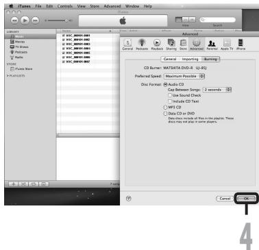 OLYMPUS DM-3, DM-5, DM-650, DM-670 - Copying voice file to the CD - 2