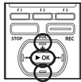 OLYMPUS DM-3,  DM-5,  DM-650,  DM-670 - [Rec Mode] setting: - 3