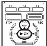OLYMPUS DM-3,  DM-5,  DM-650,  DM-670 - Press the ^+ button to select [Start], and then press the OK button. - 1