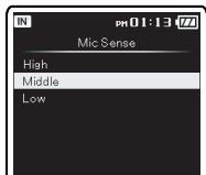 OLYMPUS DM-3,  DM-5,  DM-650,  DM-670 - Making settings from [Preferences] on the [Home] menu display - 8