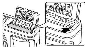 OLYMPUS E-P5 - Removing the battery - 1